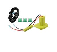 18v Battery Adapter for Rb18l50 Bpl1820 Bpl-1820g Bpl-1815 Series - Having 30w Fuse On/Off Switch 14aw Silicone Copper Wiring - Orange 12 X 7 Cm