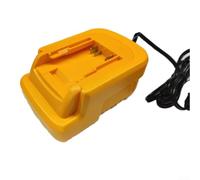 18V Battery Charger, Mini Quick Charger with LED Indicator for BAT622 BAT609 DCB200 DC203 Replacement Batteries, Compact and Safe for Travel(Yellow for DCB200)