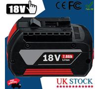 For Bosch GBA 18V 7Ah Li-ion Battery BAT609 BAT610 BAT618 BAT620 17618 25618-01