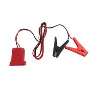 18V Battery Jump Starter Adapter Cable For Car Start With 12AWG Pure Copper Clamps Compatible With Li-Ion Power Tools