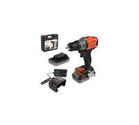 18V cordless drill and screwdriver + 2 batteries 2Ah + charger - BLACK&DECKER - BCD382D2XK-QW - With carrying case