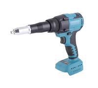 18V Cordless Electric Rivet Gun, LED Automatic Rivet Nut Hand Tool for BL1815 Battery 2.4