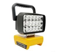 18V Cordless LED Work Light 40W 6000LM USB Port(DW) | 40W power, 6000 lumens brightness, 6500K color temp, USB charging port, 18V for battery compatible
