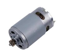 18V DC Motor 317004430, 14 Teeth Replacement for Metabo BS18 Cordless Drill, Silver Metal Gearbox Part