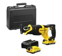 Stanley FatMax SFMCS310D2K-QW Universal Brushless Saw V20 with Battery 18 V, 2.0 Ah
