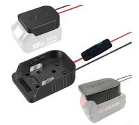 18V for battery Adapter with Dual USB Ports and Switch for Cordless Tools - Safe Step-Down Converter for Robotics, Golf Carts, Ride On Trucks - Fits 14.4V 18V Lithium Batteries