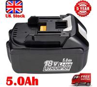 UK For Makita BL1860 BL1830 BL1850 BL1840 5.0Ah 18V Li-ion LXT Battery & Charger