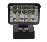 18V LED Work Light Compatible with ONE+ for battery High Brightness Flood Lamp for Construction Sites Camping Tent Outdoor Repair Garage Workshop Lighting Zinc Alloy Head
