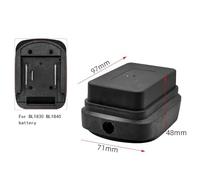 18V Li-ion Battery Adapter Connector Terminal Block for BL1830 / BL1840 / BL1860 Power Tool Batteries - Plastic Mounting Holder, 10 x 8 cm, 1 Pack