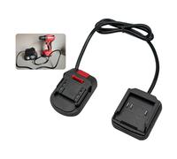 18V Li-ion Battery Adapter with DC Power Interface for BL1830 BL1840 BL1850, Compatible with Dayi A3/2106, Black Plastic Connector with Positive and Negative Terminal Wiring Battery Separator