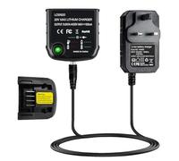 18V Lithium Ion Battery Charger for Black & Decker, UK Plug Replacement Charger for LBXR20, LBX20, LB20, LBX4020, LB2X4020, LBXR2020-OPE, LBXR20BT Drill Battery