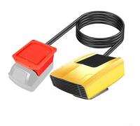 18V Portable Heater And Defogger With Short Circuit Protection For Reliable Performance In Variable Conditions(red)