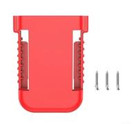 18V PXC for battery Holder Wall Mount Tool Organizer Garage Storage Rack Red Plastic Bracket Set For 2.0Ah 2.5Ah 3.0Ah 4.0Ah 5.2Ah Power Cells(1PC)