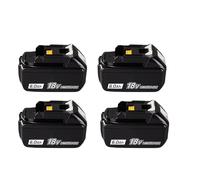18V Rechargeable Battery 18V 2Ah-6Ah Lithium Ion Cell with | ，Compatible For Makita，Power Tools Battery(6AhX4--10C)