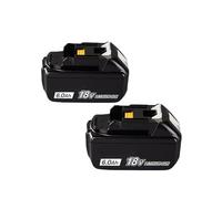 18V Rechargeable Battery 18V 2Ah-6Ah Lithium Ion Cell with | ，Compatible For Makita，Power Tools Battery(6AhX2--10C)