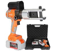 18V Rechargeable Hydraulic Wire Crimping Tool for 10-300mm² Copper & Aluminum Terminals - Battery Powered Electric Hydraulic Wire Crimper