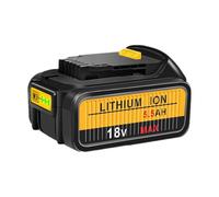 18V Replacement Battery for Dewalt Battery, 5.5Ah Battery Compatible with 18V DCB184 DCB200 DCB182 DCB180 DCB181 DCB182 DCB201 XR
