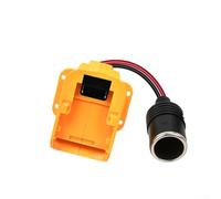 18V to 12V Power Converter Adapter for DeWalt Batteries, 10A Max DC Step-Down, Compatible for DCB200 Series for Car Electronics and Charging(yellow)