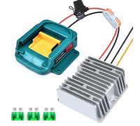 18V to 12V Step-Down Converter for Makita 18V LXT for Power Battery Adapter Wheel, DC 12V 15A 180W Buck Converter Regulator with 30A Fuse & Wire Terminal for Golf Cart RC Car Truck Light & DIY
