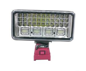 18V Work Light For Einhell, 57-LED Portable Spotlight With USB Charging Port, ABS Construction For Job Site/Outdoor Lighting, Compatible With Li-ion Batteries