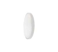 18W 1830lm 6500K LED Ceiling Light IP44 Round fi295 Milk 76611