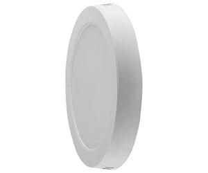 18W Backlit Surface Mounted Round Panel 3000K 1850lm Non-Dimmable VT-60018 7876