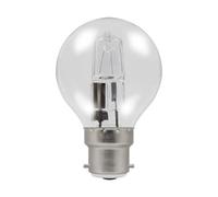 18W Clear Round Golf Halogen Bc Lamp - Crompton (Equal To 25W Incandescent)