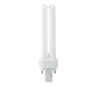 18W Compact Fluorescent Lamp 4 Pin PLC G24q-2 220V Light Bulbs Cool White 4000K 1200LM 2U Double Turn Tube Energy Saving Lamp CFL Bathroom Light Bulbs Suitable for Corridor Bathroom[Energy Class G]