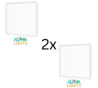 Ledvance Slim 12W LED Downlight Square Polycarbonate IP20 Warm White - DLSLM155S30-079274