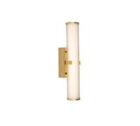 18W LED Cylinder Gold Home Indoor Outdoor Porch Driveway Wall Mount Light