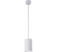 18W Modern LED Pendant Lights Long Tube Light Black Cylinder Mini Ceiling Hanging Lamp White Long 3000K
