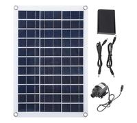 18W Solar Panel Water Pump Set for Outdoor Use with Battery Box, USB Dc Output, Polysilicon Module for Efficient Energy Conversion and Sustainable Water Solutions