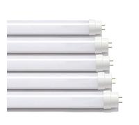 18W T8 4ft 120Cms LED Tube Light 1800Lm, 4000K Cool White Retrofit Easy Replacement for 4ft 1200mm Fluorescent tubelights with Starter for Indoor Home, Office, Garage 2 Year Warranty (Pack of 5)
