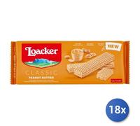 18X Multipack Loacker Wafer 175G Peanut Butter