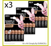 Duracell S18450 Simply Batteries Aa X 6 S18450