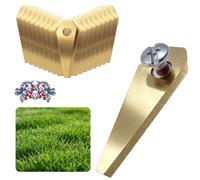 18x Titanium Robotic Lawnmower Replacement Blades Suitable for Bosch Indego 350, S+350