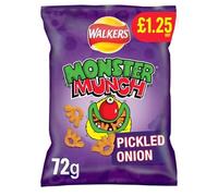 18x Walkers Monster Munch Pickled Onion 72g