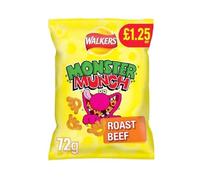 18x Walkers Monster Munch Roast Beef 72g