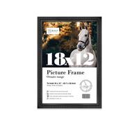 18X12 Black Ornate Picture Frame (45.7 X 30.5Cm) Poster, Photo, Artwork, Gallery Wall Or Print