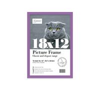 18x12 Inch Purple Photo Frame Wall Mountable Picture Frame Standard Photograph Size, 18" X 12" (46 X 31cm)