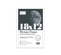 18X12 White Picture Frame (45.7 X 30.5Cm) Poster, Photo, Artwork, Gallery Wall Or Print