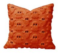 18x18 Halloween Pillow Cover, Ghost Gothic Cushion Case, 1pc Soft Polyester Decorative Pillowcase with Invisible Zipper Design, Spooky Home Accent Covers, Throw Pillow Cover for Sofa Couch Bedroom