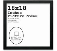 18x18 Inches Black Square Photo & Picture Frame Home Decor Poster Frame (18x18 Inches, Black)