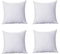 18x18 Pillow Inserts Set of 4, Pillow Stuffing for Couch Pillows Breathable, Bedding Throw Pillows Insert Soft and Comfortable, Throw Pillow Inserts for Bed, Couch and Cushion (4, 18 x 18 in)