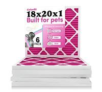 18x20x1 Air Filter by Colorfil | Color Changing Filters Designed for Cat and Dog Odor | MERV 8 Filter | Air FIlter 18x20x1 | Air Conditioner Filter | HVAC Filter for Pet Hair | 18x20 Air Filter 6 pack