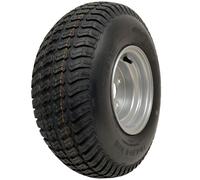 18x6.50-8 Lawnmower Grass Tyre On Rim 4 Ply Wanda P332 4x100mm PCD Rim Tubeless