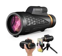 18x62 Monocular Telescope with Smartphone Holder Tripod for Adults, HD Compact High Power Waterproof Lightweight Portable Monocular Scope with Clear for Hunting Hiking Travel Camping