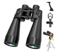 18x70 Binoculars for Adults High Powered, Large Aperture 70mm Astronomy Binoculars for Long Distance Viewing, Waterproof & Fogproof with Smartphone Adapter, Tripod Adapter, Carrying Case