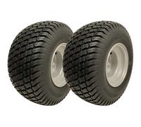 18x8.50-8 Lawnmower Wheels 4 Stud Wanda 100mm PCD E-Marked Road Legal (Set of 2)