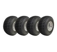 18x9.50-8 ATV Knobby Tyre Fitted on 4 Stud 100mm PCD Rim Wanda P322 (Set of 4)